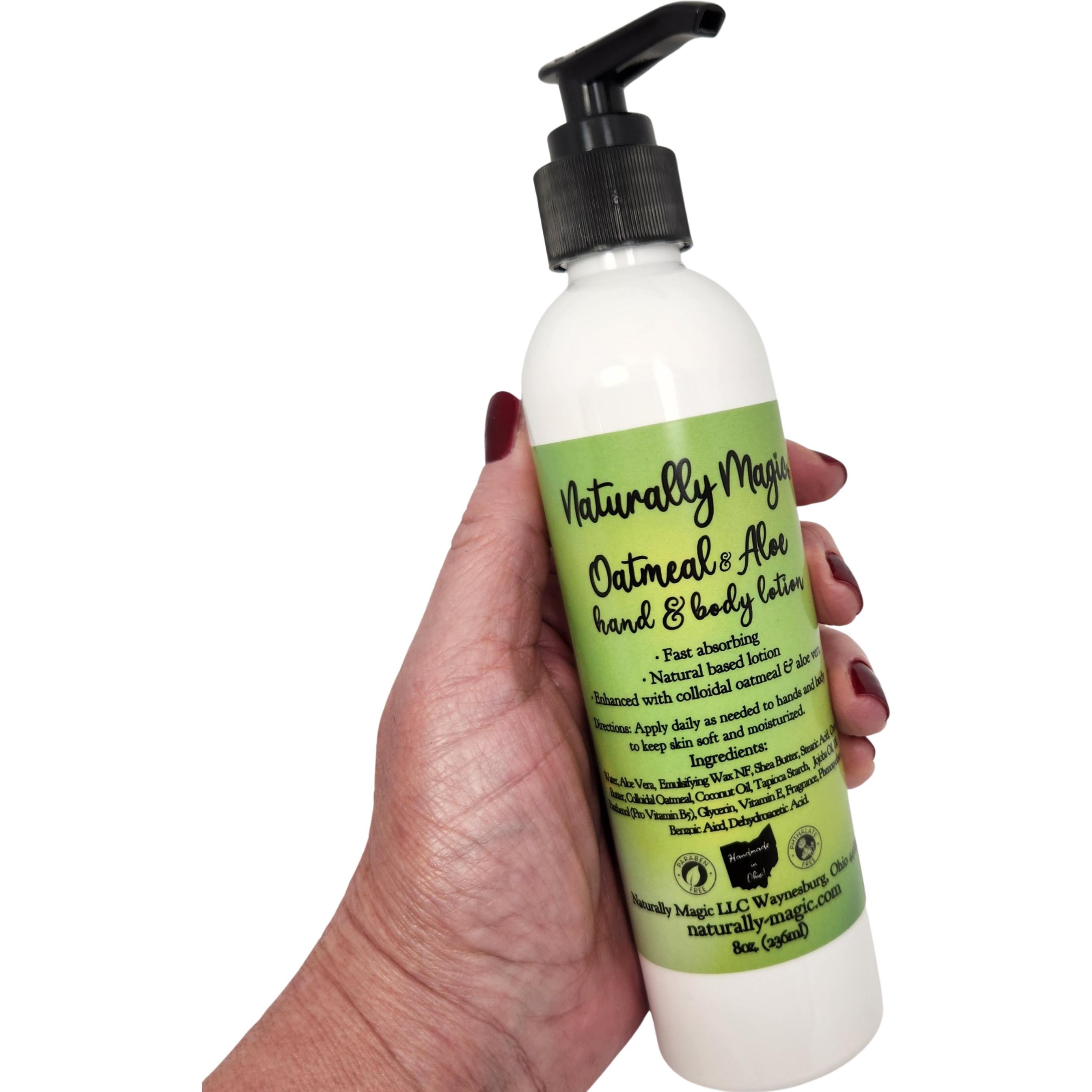 Oatmeal & Aloe Hand & Body Lotion 8oz