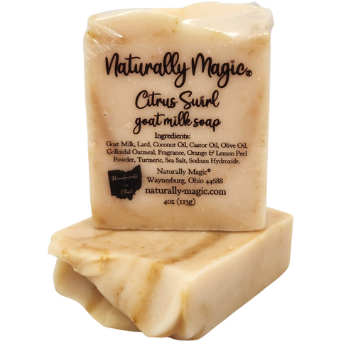 Citrus Swirl Goat Milk Soap