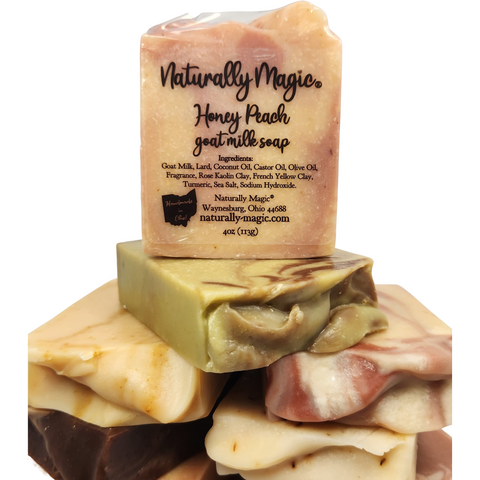 Honey Peach Goat Milk Soap