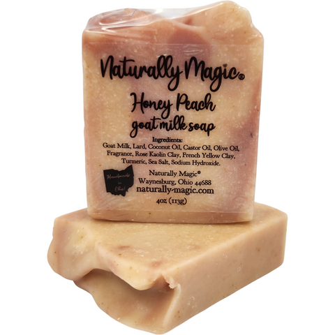 Honey Peach Goat Milk Soap