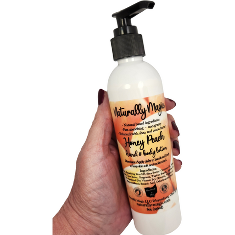 Honey Peach 8oz. Hand & Body Lotion